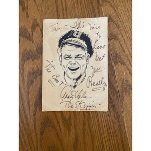 Alan Hale Jr “Skipper” Signed Item  6 1/2” X 4 1/2”